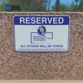 Aluminum Parking Signs #1046-1